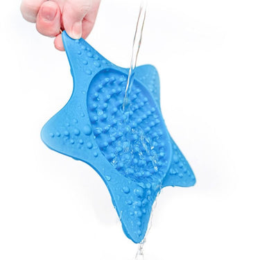 Pet supplies sea star pet suction cup licking pad pet dinner plate dog licking pad slow food bowl cat food dog food bowl - Apollo's Corner
